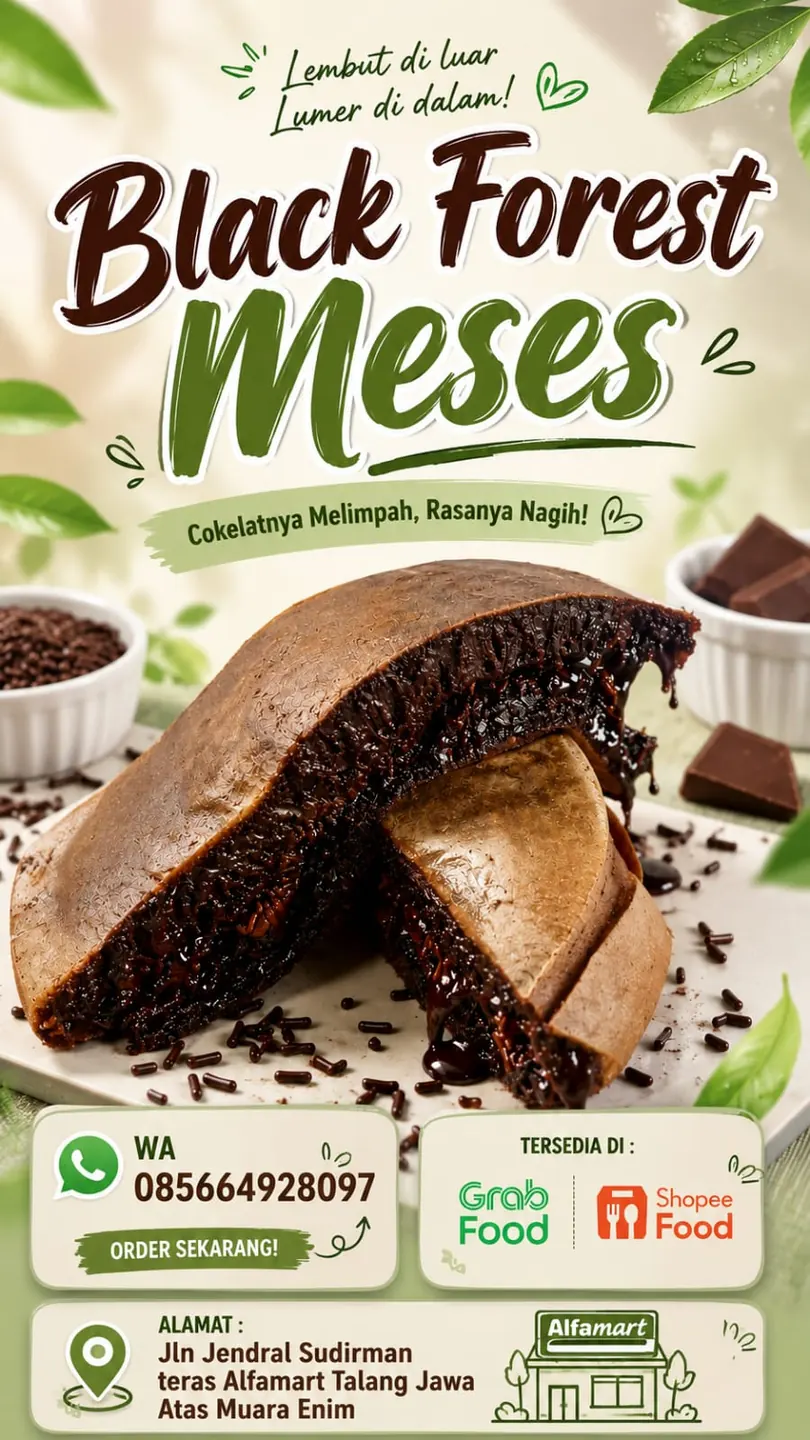Martabak Black Forest Meses
